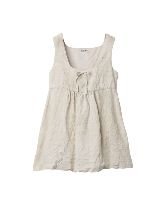 Miu Miu Dresses & Skirts - Miu Miu Linen mini-dress It36